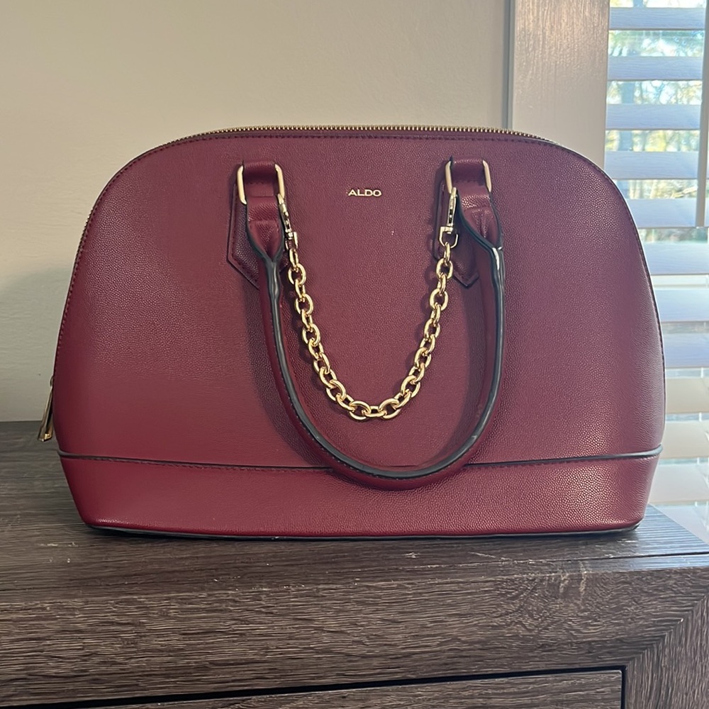 Aldo burgundy handbag - Picture 4 of 5